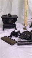 Cast Iron  Stoves and pieces