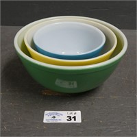 Pryrex Primary Colors Mixing Bowls