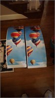 Set of 2 Hotair ballon prints