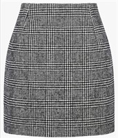 New (Size XL) High Waist Plaid Skirt Bodycon