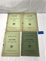 Oliver Operating Instruction Book, Parts Catalog