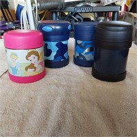 4- small Thermos thermoses