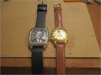 Mickey Mouse Colors Watch and JFK Face Watch