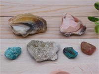 MIXED ROUGH LOT ROCK STONE LAPIDARY SPECIMEN