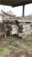 Wood Beams, 11”x11” & 6”x6”, selling entire lot,