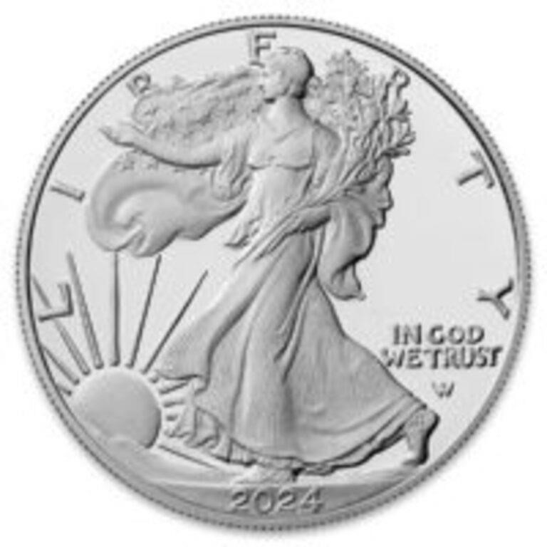 2024 United States Silver Eagle (Type 2) 1 oz .999