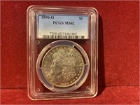 1890-O SILVER MORGAN DOLLAR PCGS MS62