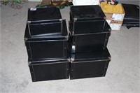 Lot of 6 Storage Boxes