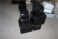 Lot of 7 Storage Boxes