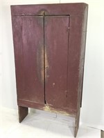 Primitive Simple Painted Poplar Kitchen Cabinet