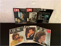1960’S Life and Look Magazines King Kennedy
