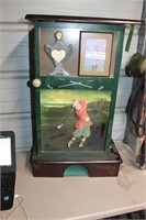 COLLECTIBLE GOLF DISPLAY CABINET
