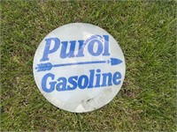 Purol Gasoline Gas Pump Globe Lens