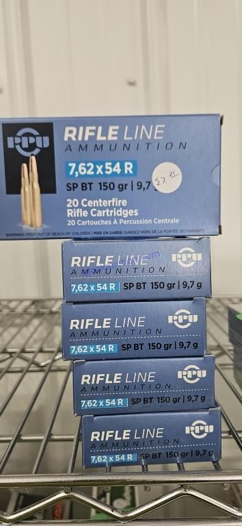 5-Rifle line ammo
7,62×54 R 150 grain
 ONE MONEY