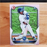 2023 Bowman Chrome Juan Olmos Pink 055/175