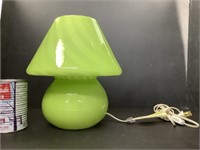 Lampe champignon en verre Murano, fonctionnelle