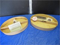 BRENT ROURKE OVAL WOOD BOXES