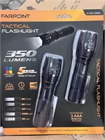 1 Box Farpoint Tactical Flashlight; 12 Per Box