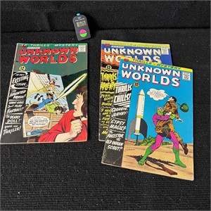 Unknown Worlds Comic Lot Silver Age Horror