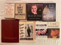Lot of 8 Contemporary Political Figure Books