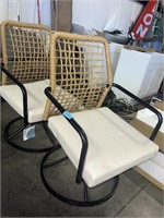 (2) origin 21 outdoor lounging chairs