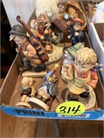 (7) Assorted Hummel Figurines