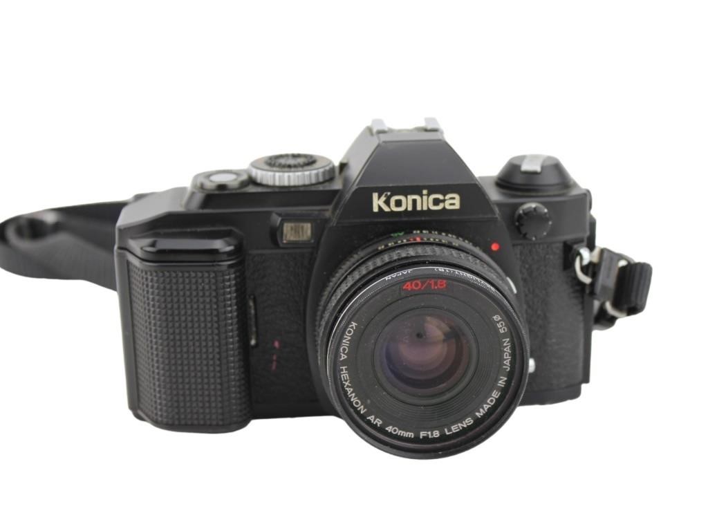 KONICA FS-1 35MM SLR CAMERA (BLACK)