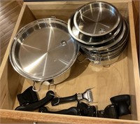 Salad Master Pans & Handles  16 Pc Set