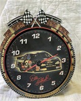 NASCAR Dale Earnhardt 3 Animated Race Wall Clock