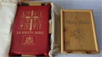 Vintage Holy Bible & La Sainte Bible- ZE