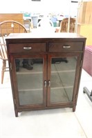 Glass Front Storage Cabinet