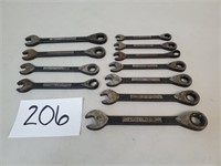 11 Craftsman Combination Wrenches (9 Ratcheting)