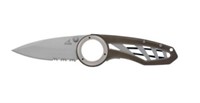 Gerber Gear Brown Handle Serrated Edge Remix Knife