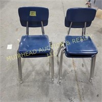 (4) YOUTH STACKING CHAIRS