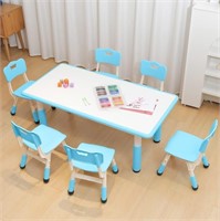 ALBSEOY Kids Table and Chairs, Age 2-12