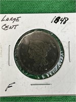 1848 Large cent