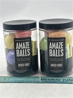 NEW Lot of 2- Amaze Balls Mixed Fruit Scented