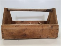 Primitive wood tool caddy
