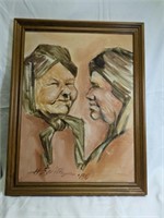 18" x 14" Signed H. Smith Caricature