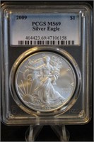 2009 Certified 1oz .999 Silver U.S. American Eagle