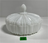 Vtg MG England Covered Candy Dish