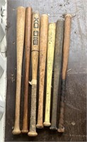 Vintage Wooden Baseball Bats