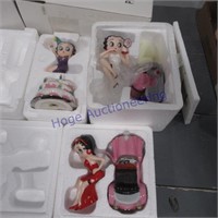 3 Betty Boops-cake, car, white dress