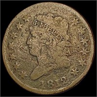 1812 Classic Head Cent NICELY CIRCULATED