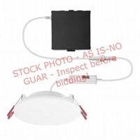 4ct Slim 4 in. Construction LED Recessed light kit