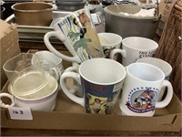 Various coffee cups