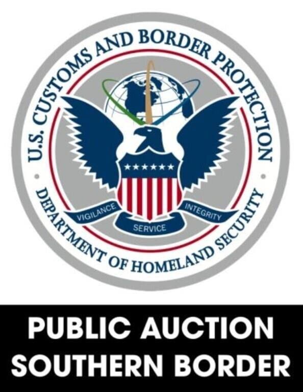 U.S. Customs & Border Protection online auction 5/28/2024