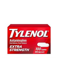 Tylenol Extra Strength Caplets, 500 mg, 2 boxes