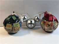 3 Disney Christmas Ornaments *2 Music Boxes*