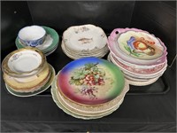 Large Vintage Plate Lot.